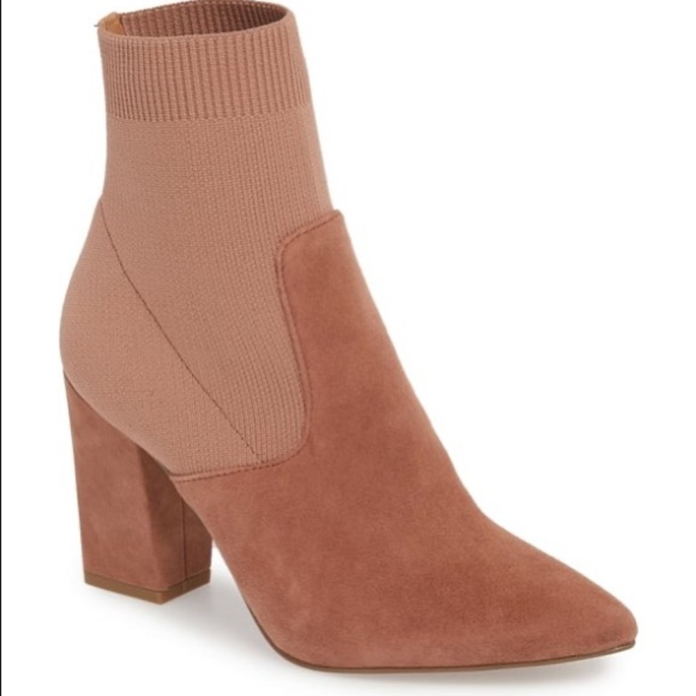 Reece Fabric Pointed Toe Ankle Chelsea Boots